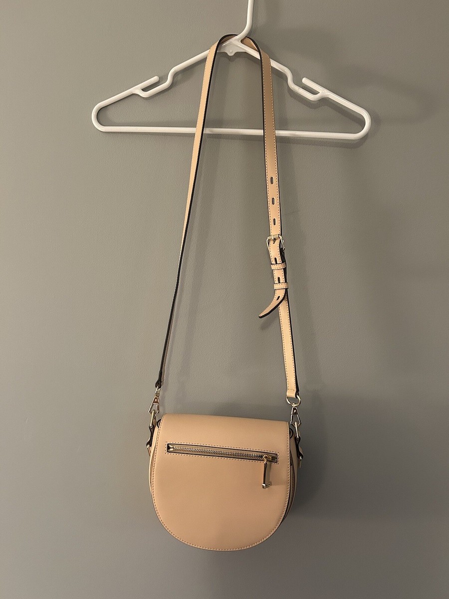 NWOT REBECCA MINKOFF LEATHER BALLET SLIPPER PINK ASTOR SADDLE BAG CROSSBODY