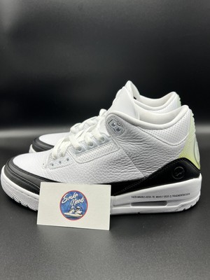 Nike Air Jordan 3 Retro Sp White Fragment Design Men S Size 9 Black Da3595 100 Ebay
