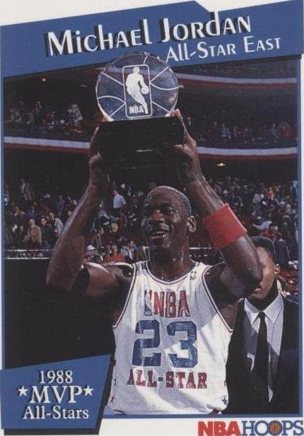 1991-92 NBA Hoops - Michael Jordan #IX - 1 of 2