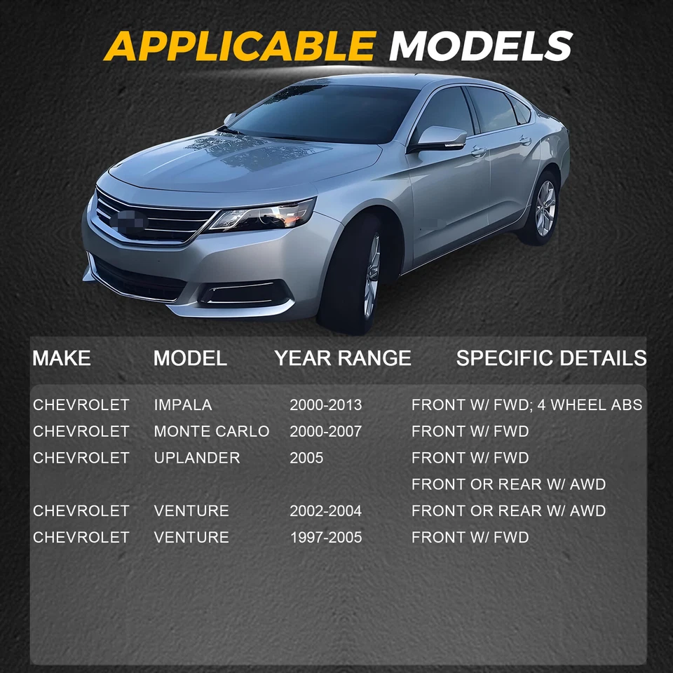 513121 For Pontiac Aztek 2001-2005 Front / Rear Wheel Hub & Bearing Assembly — 第 3/4 张图片