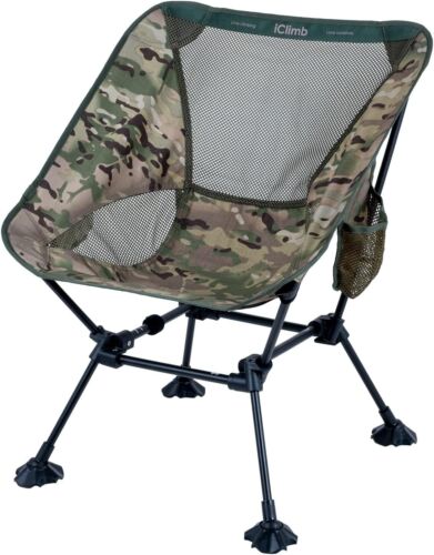 Ultralight Compact Camping Folding Beach Chair with Anti-Sinking Large Feet a...