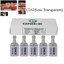 5pcs C14 Dental Lithium Disilicate Ceramic Block Emax CAD/CAM for LTA2