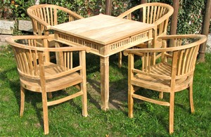 Schone Teakholz Bergere Gartenmobel Garten Terassenstuhl Jugendstil Retro Ebay