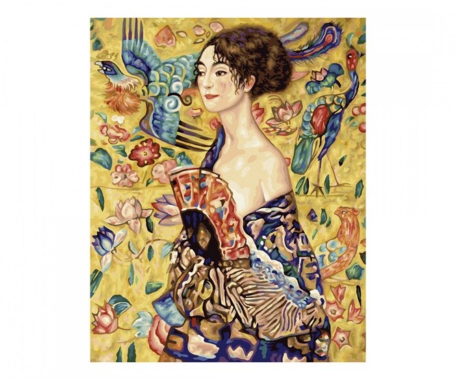 Schipper 609130915 - Paint By Numbers - PBN - Lady with Fan - New