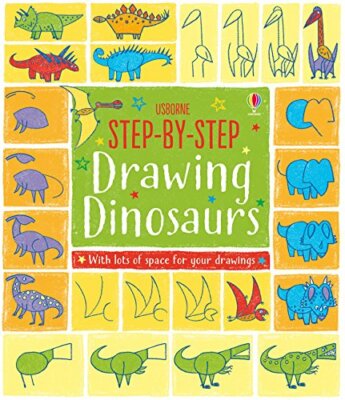 Step-by-Step Drawing Dinosaurs (Step-by-Step Drawing Book),Fiona Watt,Candice 
