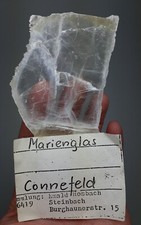 Gips "Marienglas" - Konnefeld, Schwalm-Eder-Kreis NST