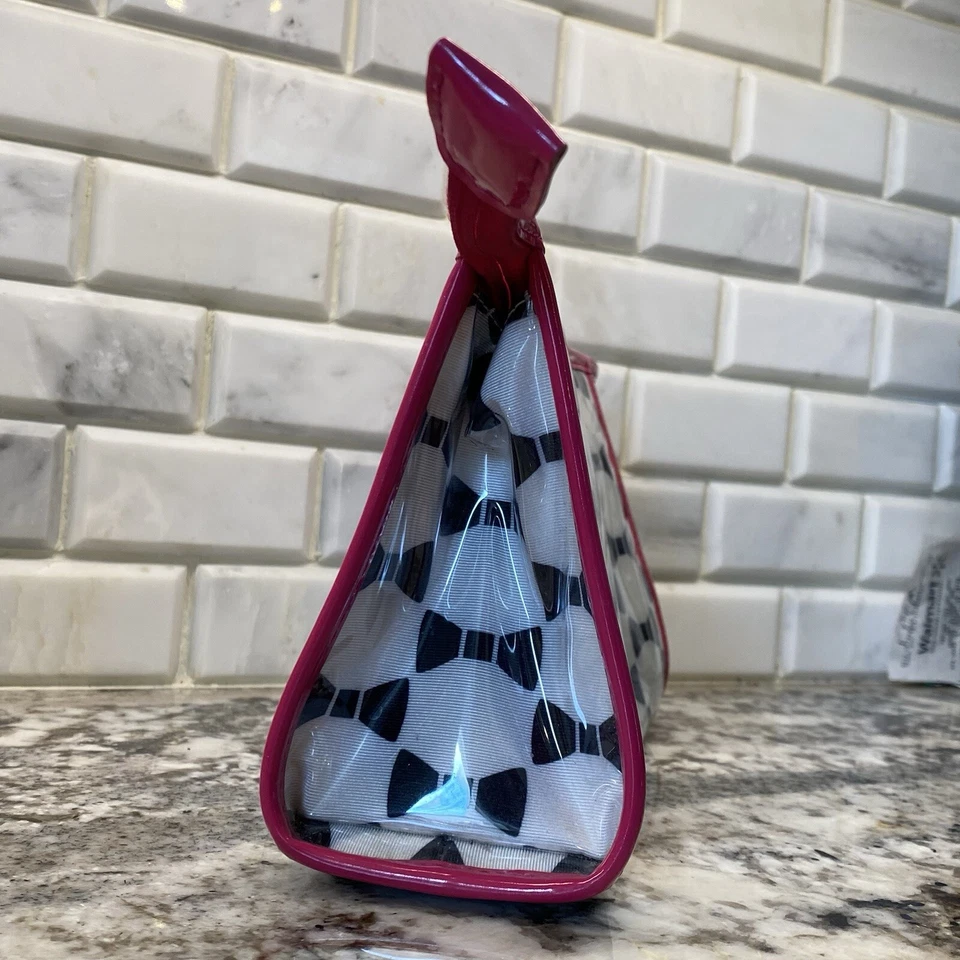 Bolsa de cosméticos o lápices Kate Spade 10 pulgadas Heddy Black Whitehall Court pajarita Foto 4 de 4