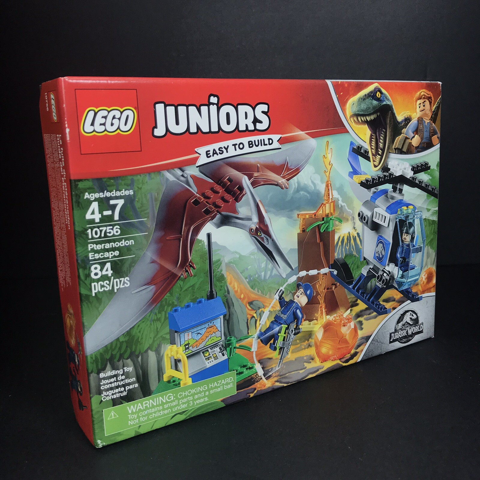 lego juniors jurassic world pteranodon escape