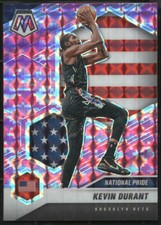 2020/21 Mosaic KEVIN DURANT PINK MOSAIC CAMO PRIZM REFRACTOR Parallel Card #248