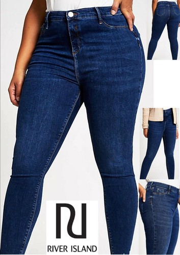 River Island Dark Blue Heritage Molly 