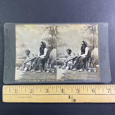 Crazy Horse ? Oglala Lakota Native Indian Stereoview W.R. Cross c1877 ...