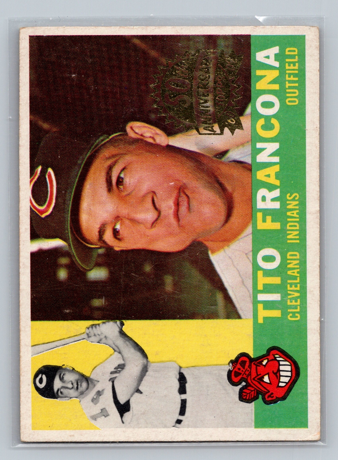 2009 Topps Heritage #30 Tito Francona 50th Anniv Buybacks Baseball Card