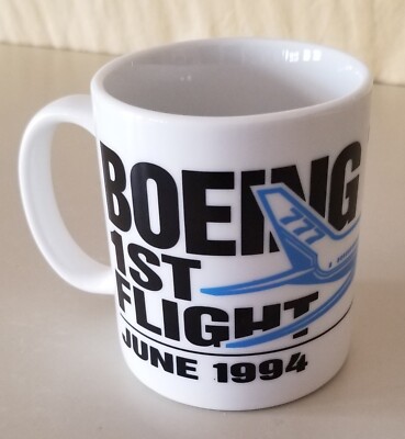 Honeywell Boeing 777 First Flight June 1994 Coffee Mug. [A3] | eBay
