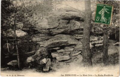 AK Nemours Le Mont Delo Roche Feuilletee (1267532)