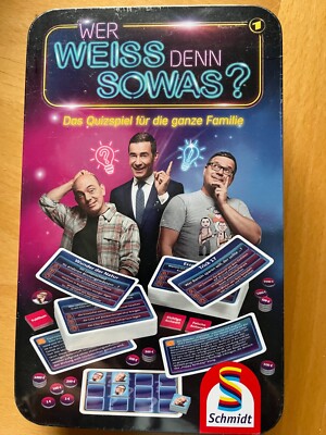 Schmidt Spiele *Wer weiss denn sowar?* Metallbox Quizspiel NEU und OVP