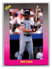 Lot of 5 1989 Classic Update Purple Travel Edition - #180 Will Clark PP9