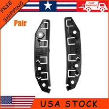 Pair Front Left+Right Side Bumper Bracket Fender Fit For 2017-2020 Tesla Model 3