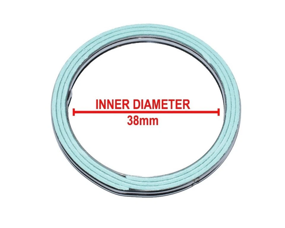 Juego de 2 juntas de cabezal silenciador tubo de escape nuevo Suzuki K&L 0133-013X2 Foto 4 de 4