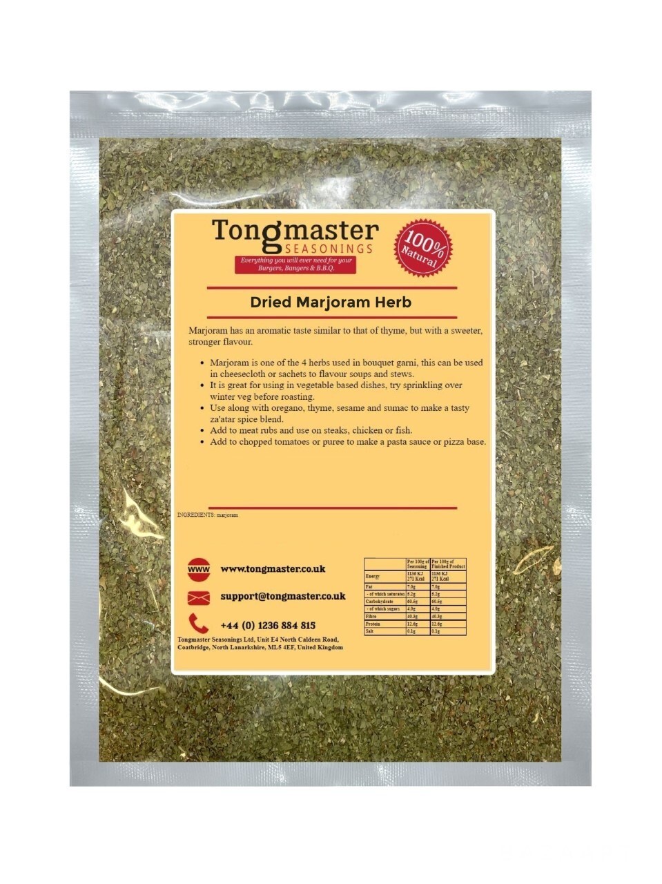 Dried Marjoram - 50g
