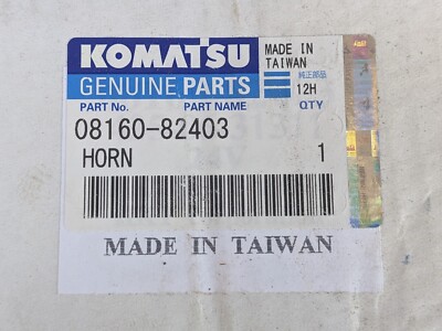 Genuine Komatsu 08160-82403 HORN Heavy Duty Truck 24V H-606H H