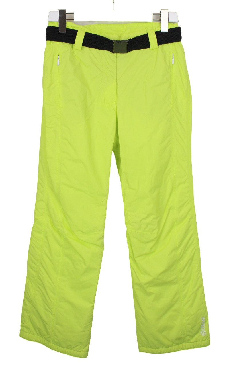 Colmar Nieve Pantalones de Mujer (Ue ) 46 Acolchado Cinturón Polainas Neón