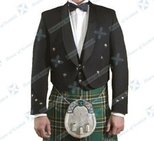 IRISH BRIAN BORU KILT JACKET WITH WAISTCOAT ARGYLE KILT JACKET WEDDING JACKET