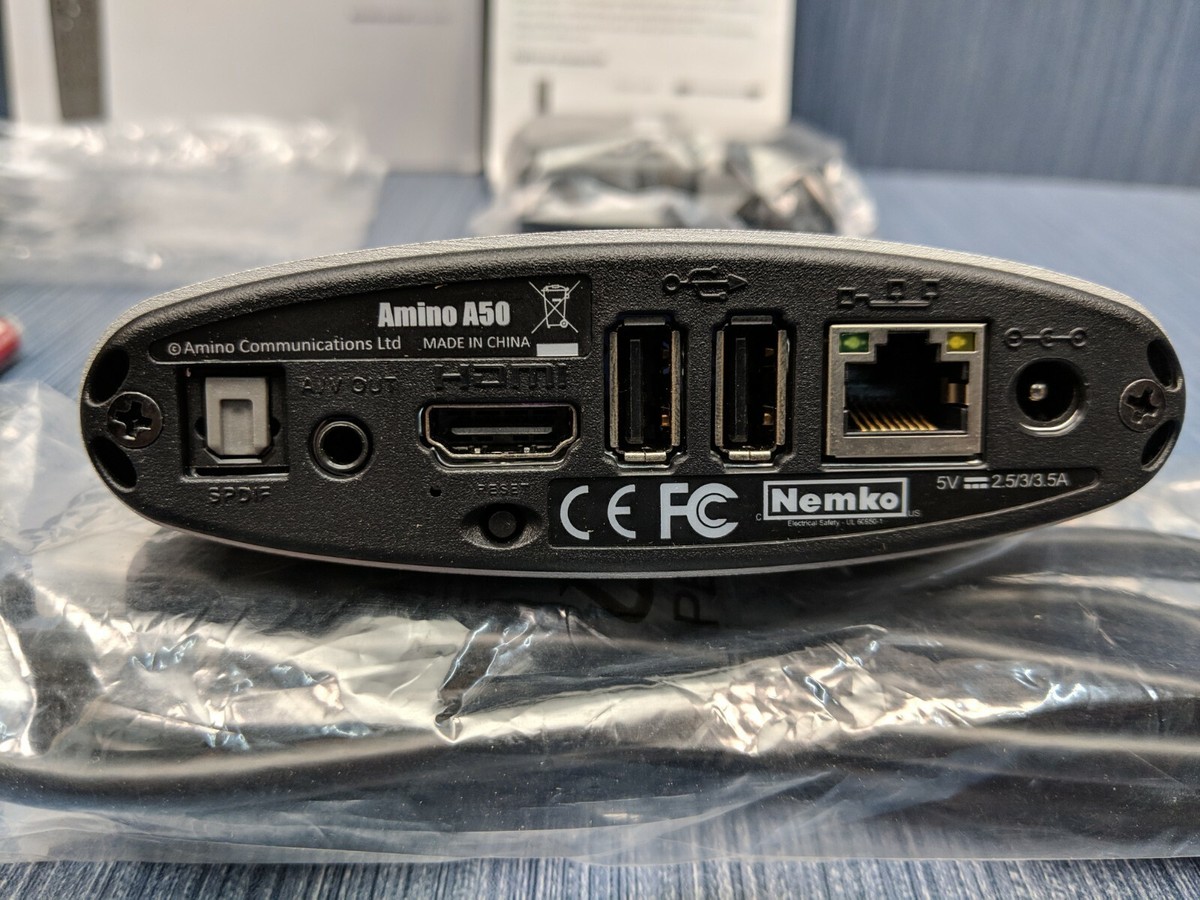 Amino A50-6010 High Definition IP-set-top Box (European Power
