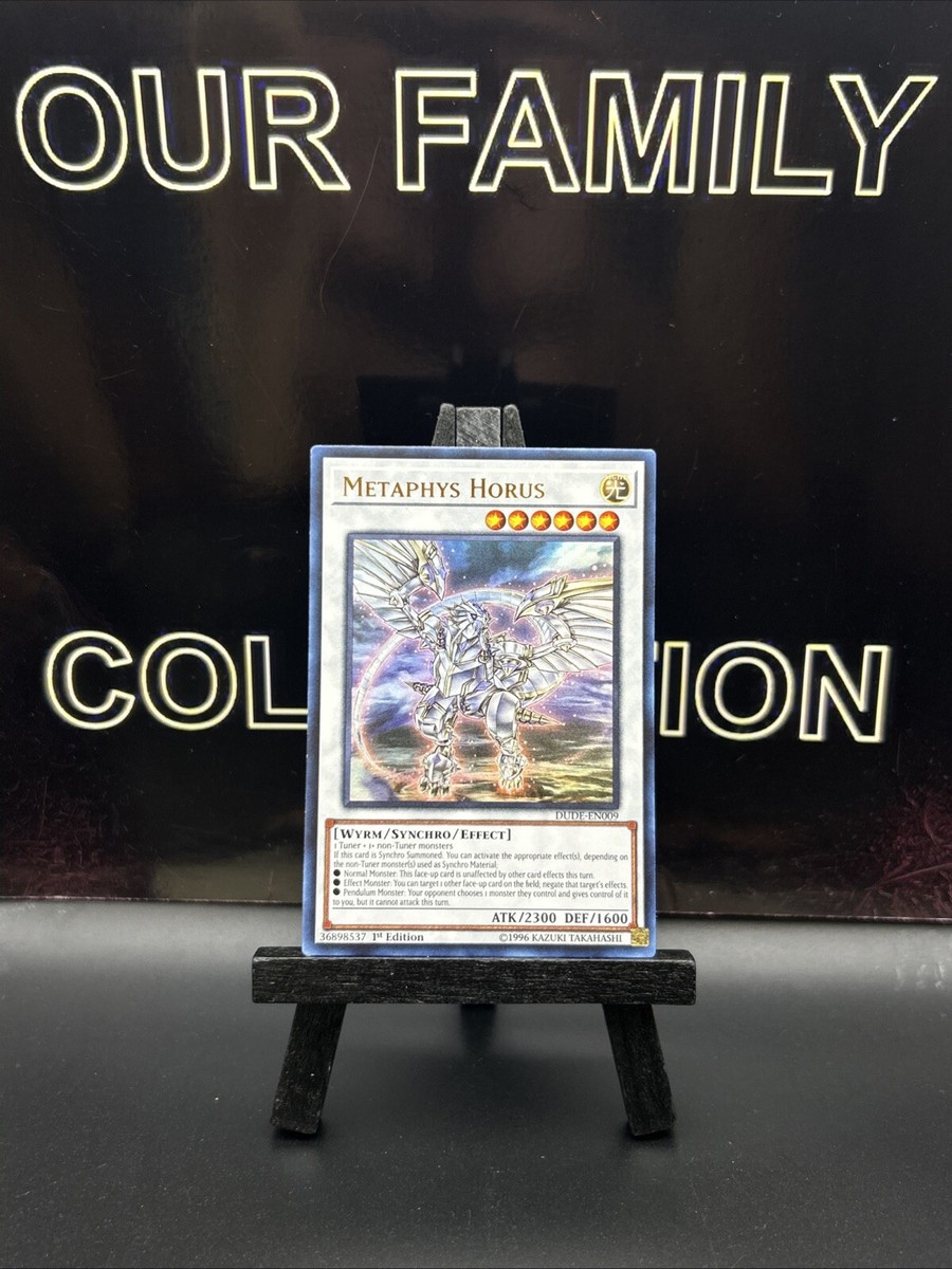 Yugioh - Metaphys Horus Ultra Rare 1st Edition - DUDE-EN009 NM Holo | eBay Yugioh - Metaphys Horus Ultra Rare 1st Edition - DUDE-EN009 NM Holo | eBay