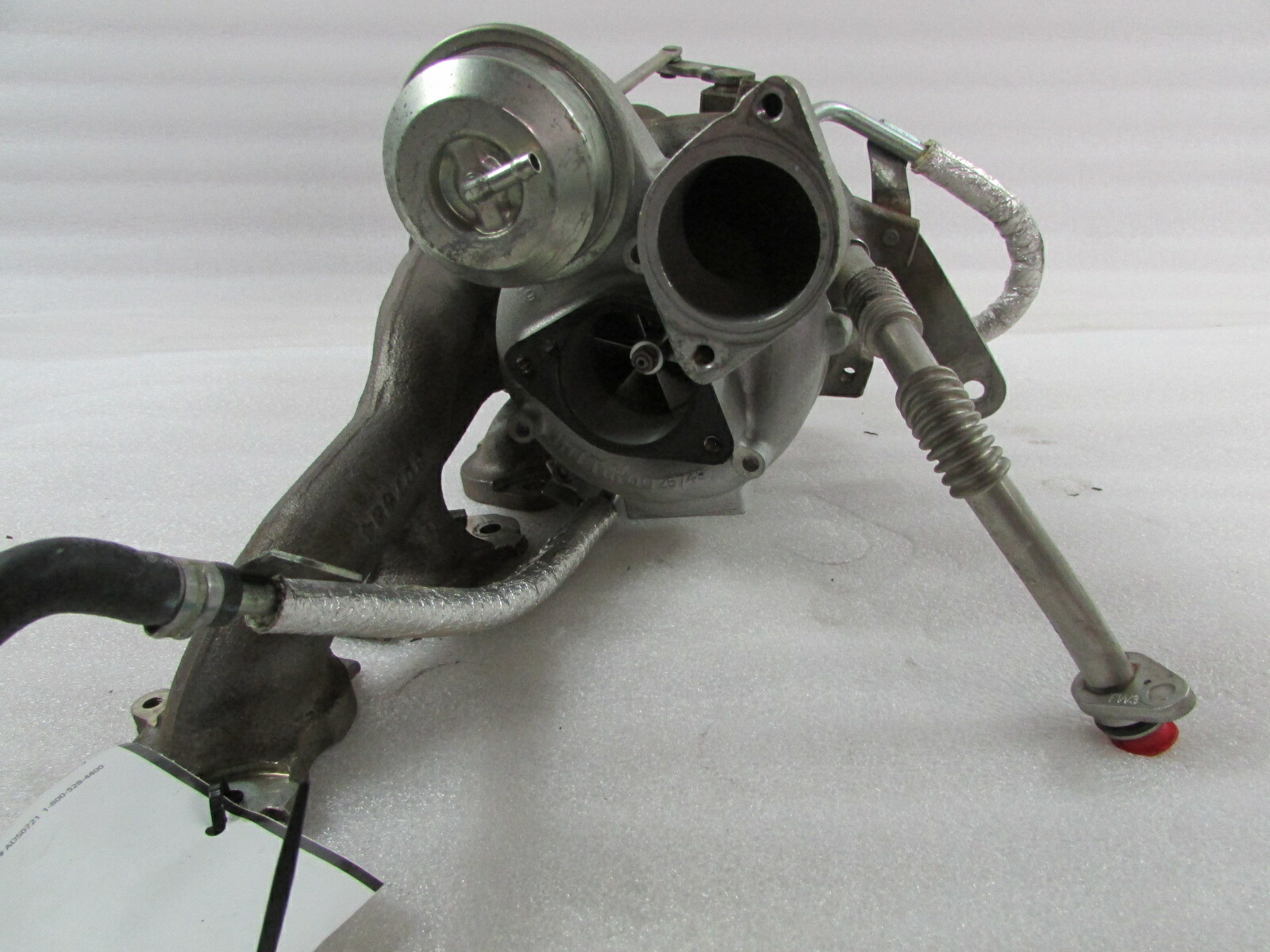 Ferrari California T, LH, Left Exhaust Manifold and Turbo, Used, P/N 317018