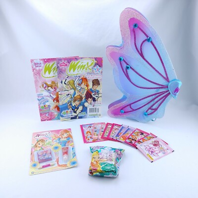 Ultimate Winx Club Bundle! Comics, Toy, Makeup, Panini Stickers & Tynix Wings