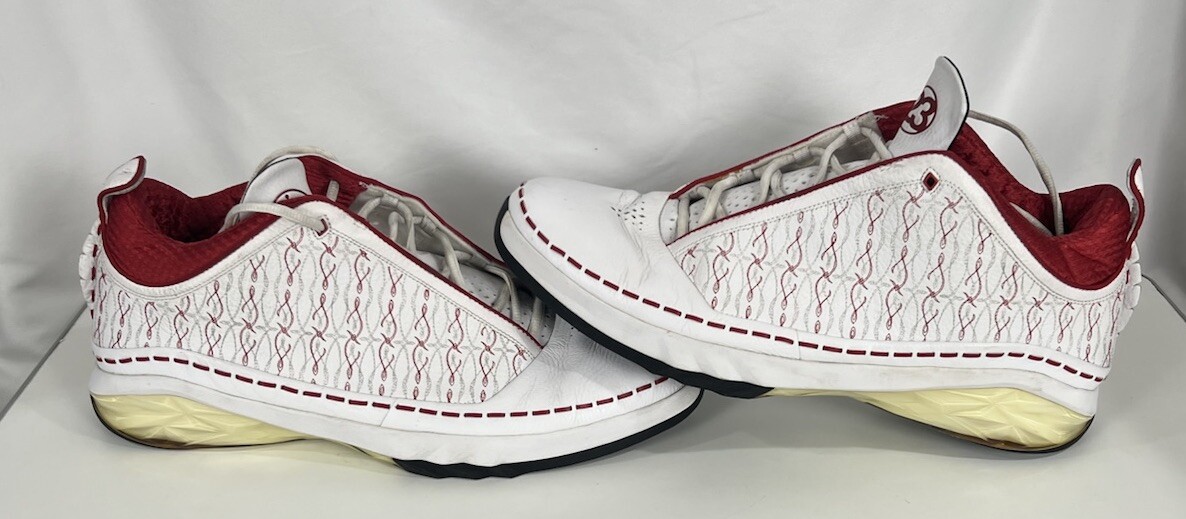 Air Jordan 23 OG Low 'White Varsity Red' 323405-161 2008 Men's