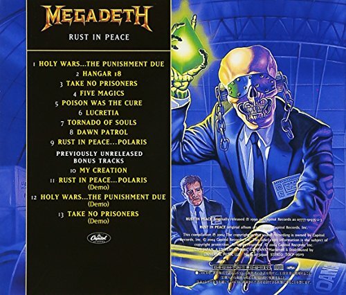 MEGADETH-RUST IN PEACE-JAPAN SHM-CD BONUS TRACK | eBay