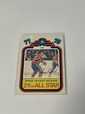 1978-79 O-Pee-Chee #335 Serge Savard CREASED    **025767