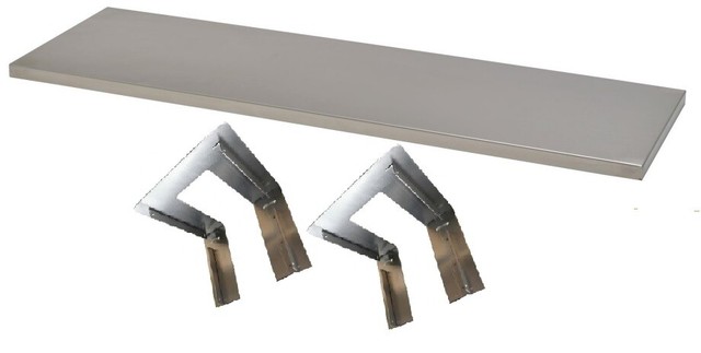 Ikea Grundtal Glass Wall Shelf 23 5 8 60 Cm Stainless Steel Brackets For Sale Ebay