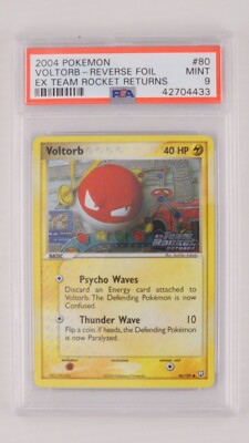 ENG Voltorb Reverse Foil - PSA 9 - 2004 Pokemon - EX Team Rocket Returns