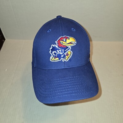 Fan Favorite Unisex Kansas Jayhawks Adjustable Strapback Blue Multi Hat Cap OS