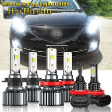 For Mazda 6 2009-2010 6x 6500k Led Headlight Highlow Beam Fog Light Bulbs Kit For Mazda 6 2009-2010 6x 6500k Led Headlight Highlow Beam Fog Light Bulbs Kit