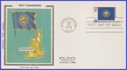USA3 #1641 U/A COLORANO SILK FDC   New Hampshire State Flag