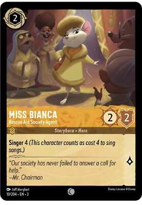 Disney LORCANA Chapter 3- Into The Inklands- NONFOIL singles- Complete Your  Set!