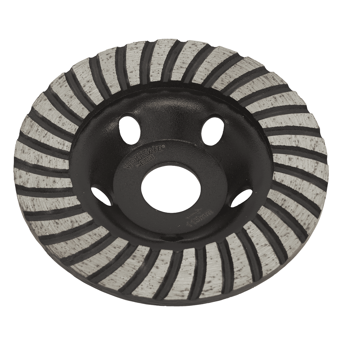 Sealey WDRTCUP115 Worksafe Turbo Row Concrete Grinding Head 115mm