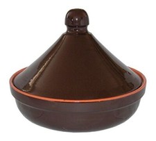 Fratelli Colì Tegame da Fuoco Tajine Terracotta Linea Bruna 26cm 