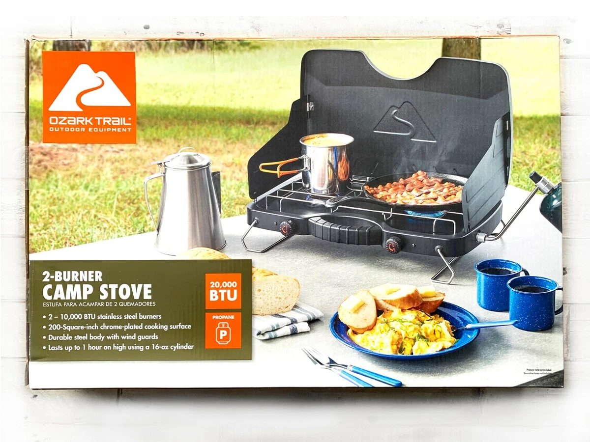 2 burner top propane stove