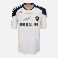 David Beckham Signed LA Galaxy Shirt 2010-11 Home [Front]