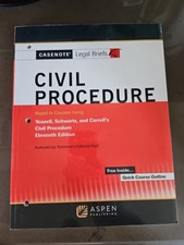 Casenote Legal Briefs: Civil Procedure Aspen ...