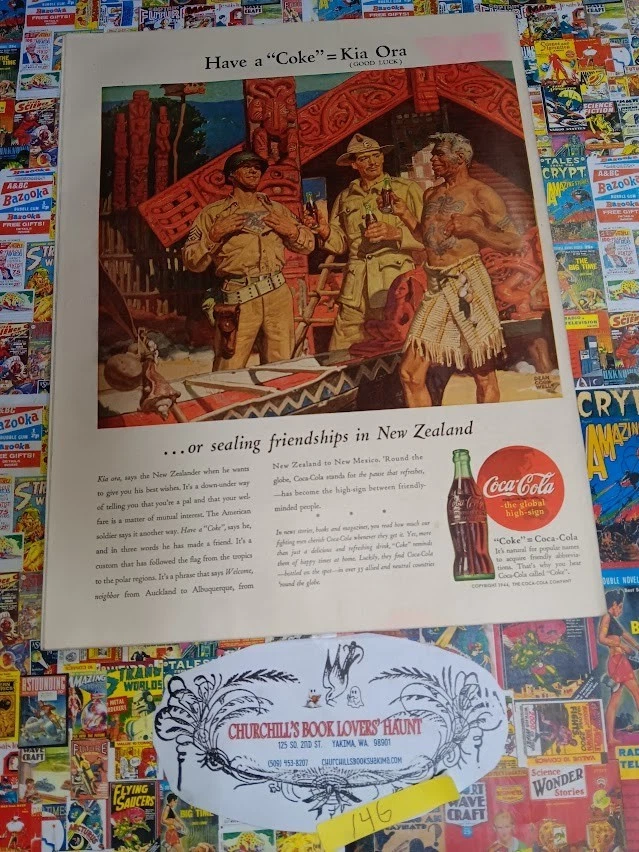 Saturday Evening Post, March 4, 1944 Norman Rockwell  iconic Tattoo cover Foto 3 de 3