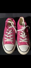 Converse All Star Pink Low Top Men's 6 Women's 8 Tennis Shoes