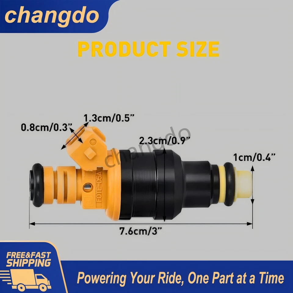 8X Bosch OEM Fuel Injector For 1993-2003 Ford F-150 F250 4.6L 5.0L 5.4L 5.8L US - Image 3 of 4