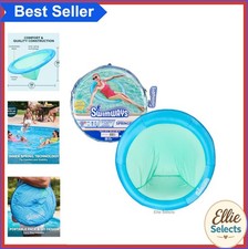 Inflatable Papasan Pool Float Adult Mesh Seat 250 lb Fast Inflation Foldable