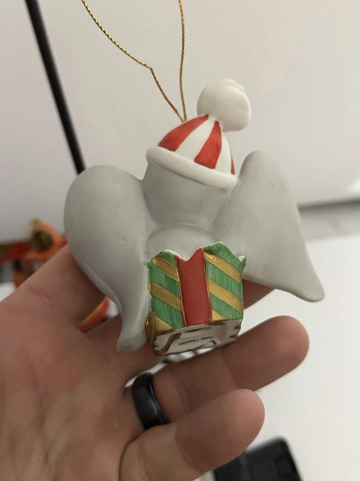 Винтажное рождественское украшение 1989 Walt Disney Dumbo Merry Christmas 1989 редкое - Изображение 3 из 4