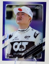 2021 Topps Chrome Sapphire Formula 1 Yuki Tsunoda RC /399 F1 Rookie Card Purple